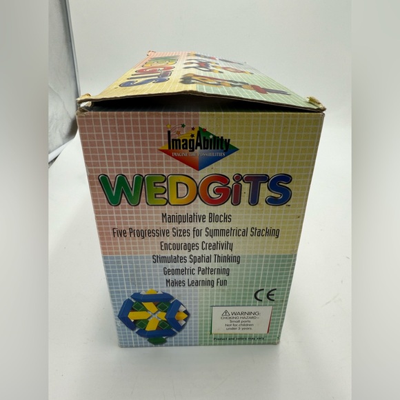 WEDGiTS Deluxe Set 30 Pieces Building Block Stacking Set STEM Toy lot 2. - Picture 3 of 11